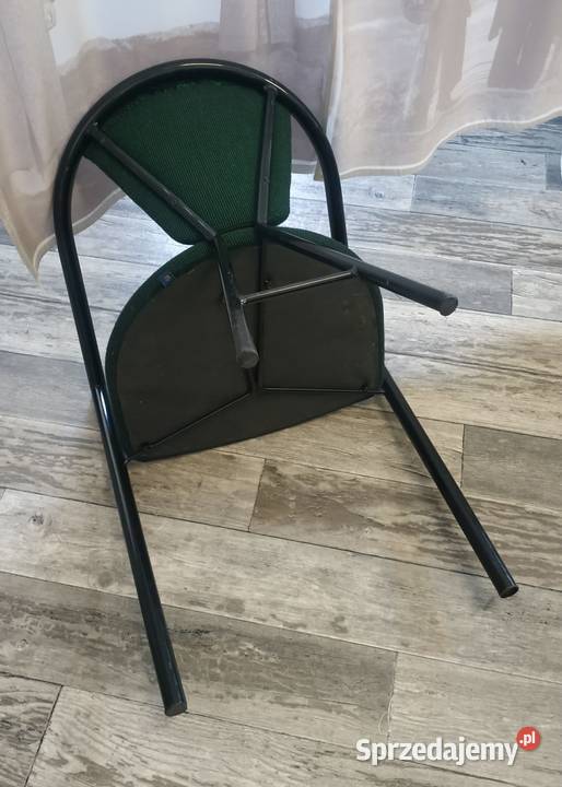 Krzesło tapicerowane o metalowej konstrukcji Krzesła sprzedam