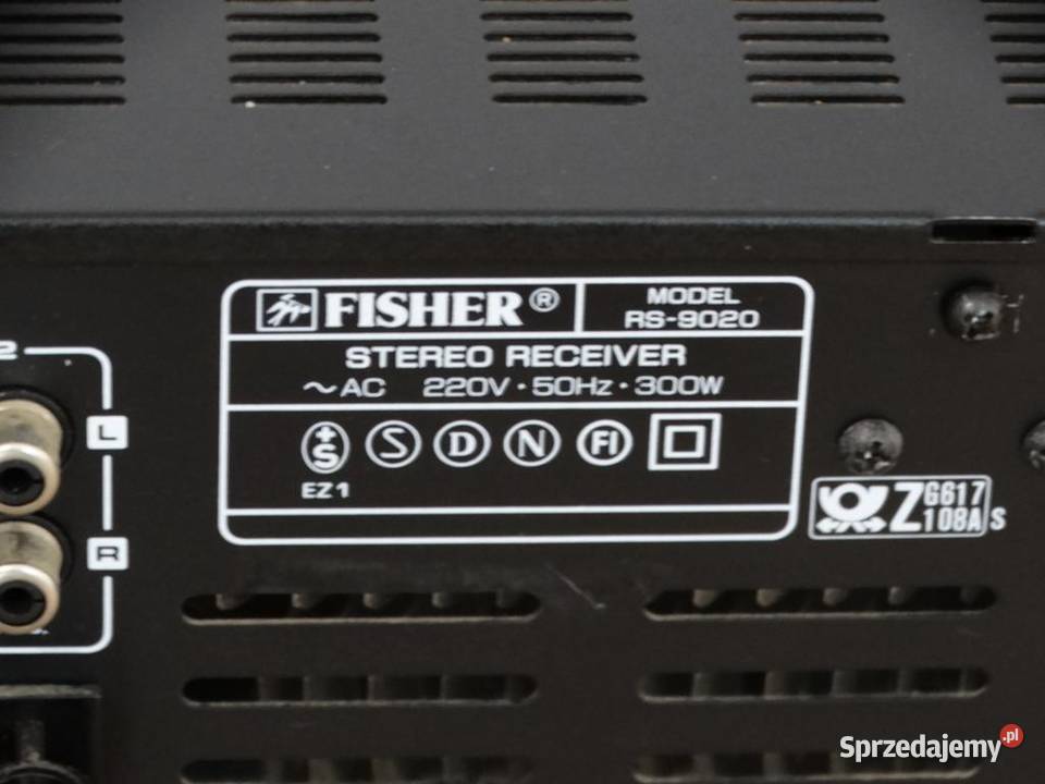 Amplituner z korektorem Fisher RS9020 300 wat Jasło