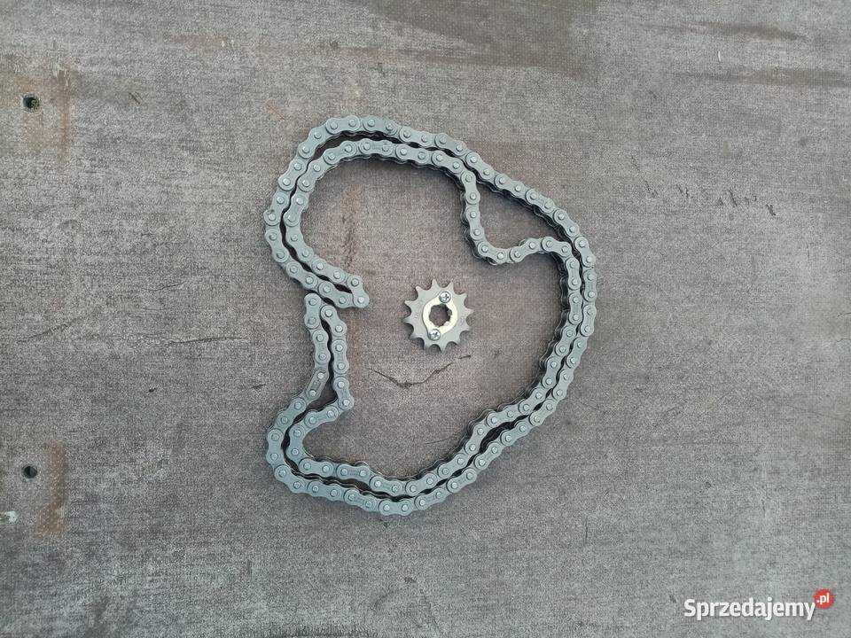Junak Raw 50 Lancuch 428 i zebatka 12T nowe