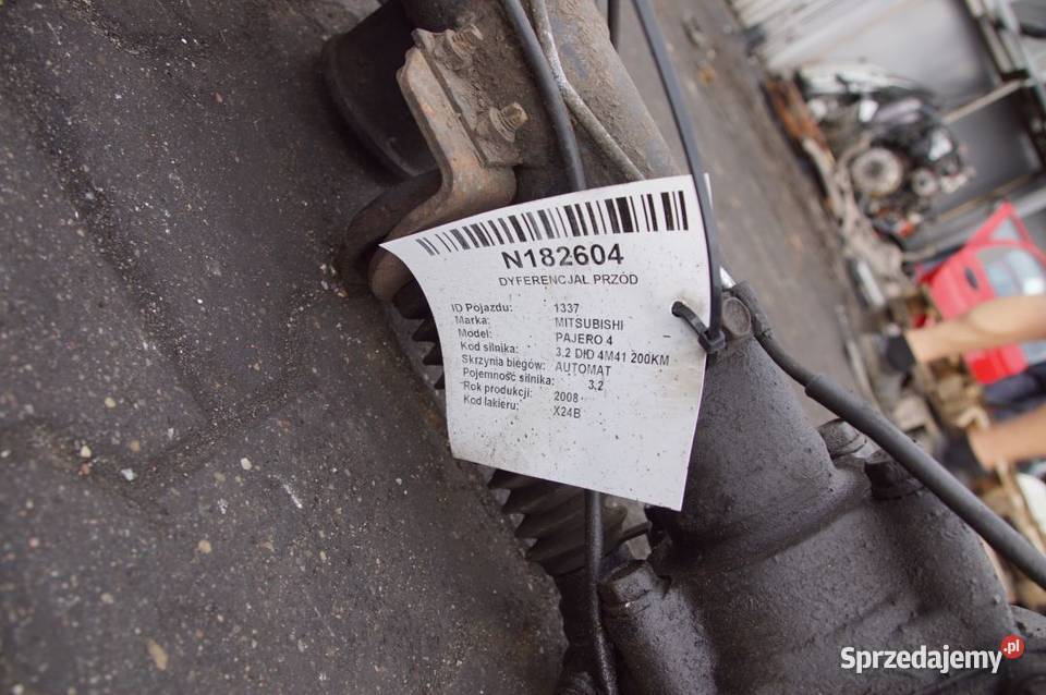 DYFERENCJAŁ PRZÓD MITSUBISHI PAJERO 4 Lipno sprzedam