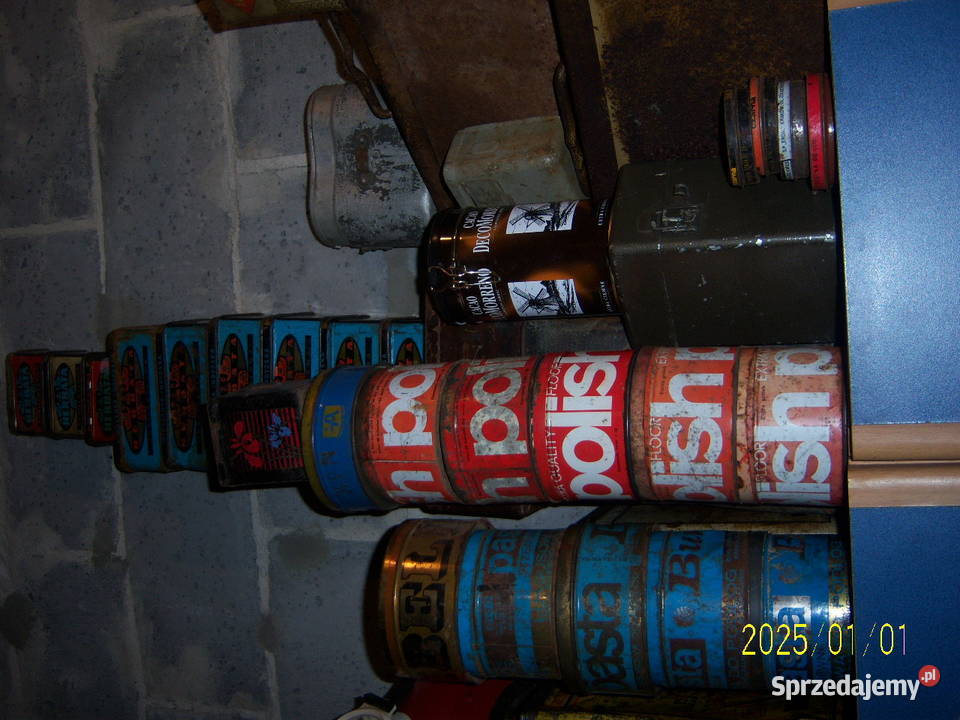 PRL herbata jubileuszowa pasta do podłóg buwi Kielce