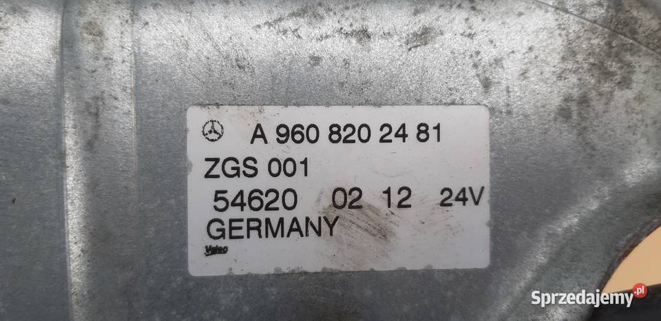 MERCEDES ACTROS MP4 MECHANIZM WYCIERACZEK