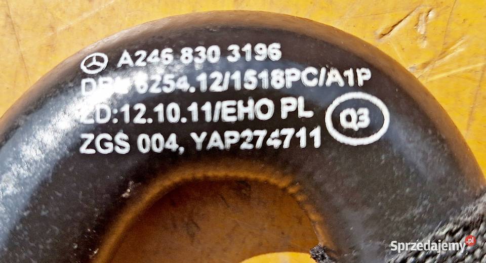 MERCEDES W156 W176 W117 22 CDI PRZEWÓD WĄŻ WODY