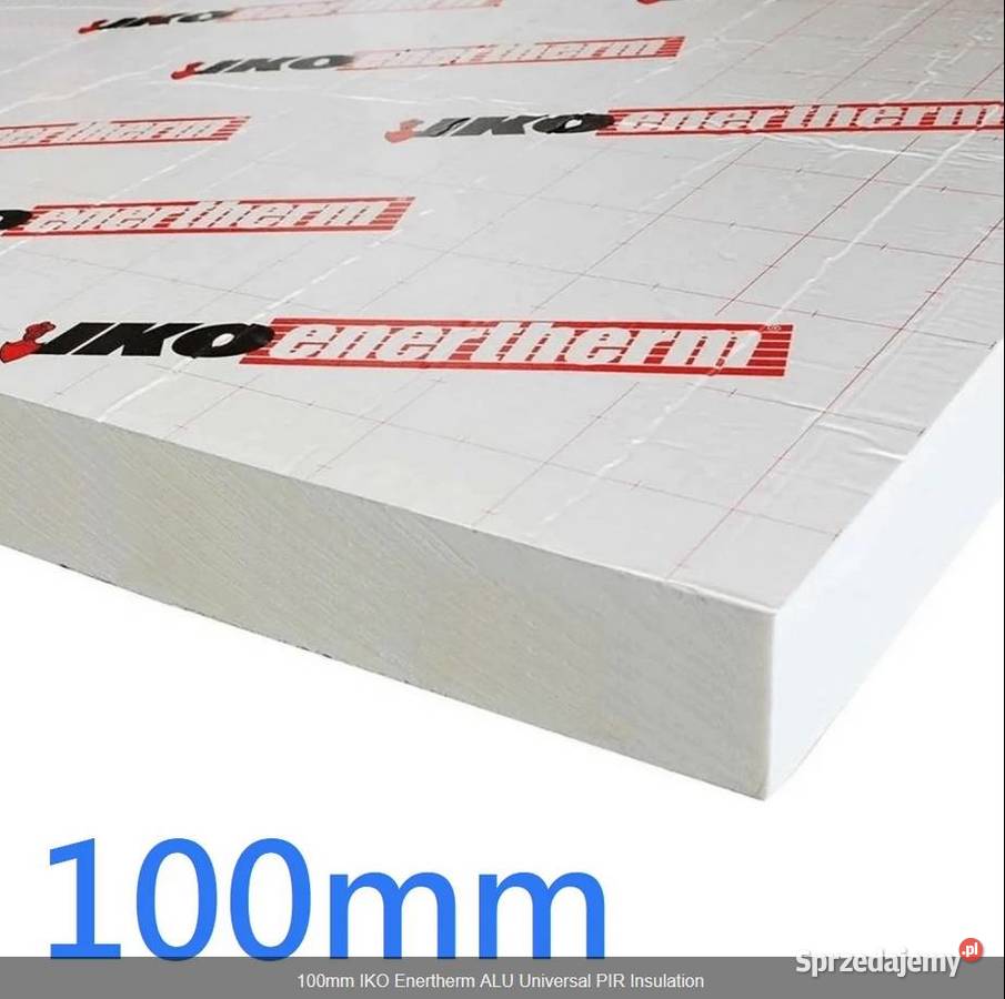 Płyta PIR termoizolacyjna z ALUMINIUM 100mm Otwock