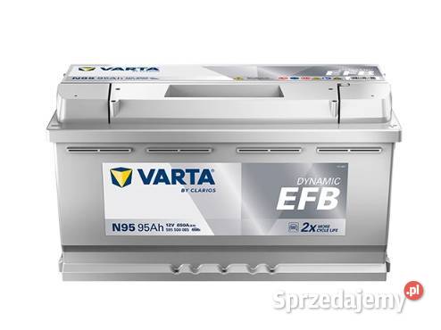 Akumulator 95Ah 850A 12V Varta Blue EFBN95 osobowe mazowieckie Płock