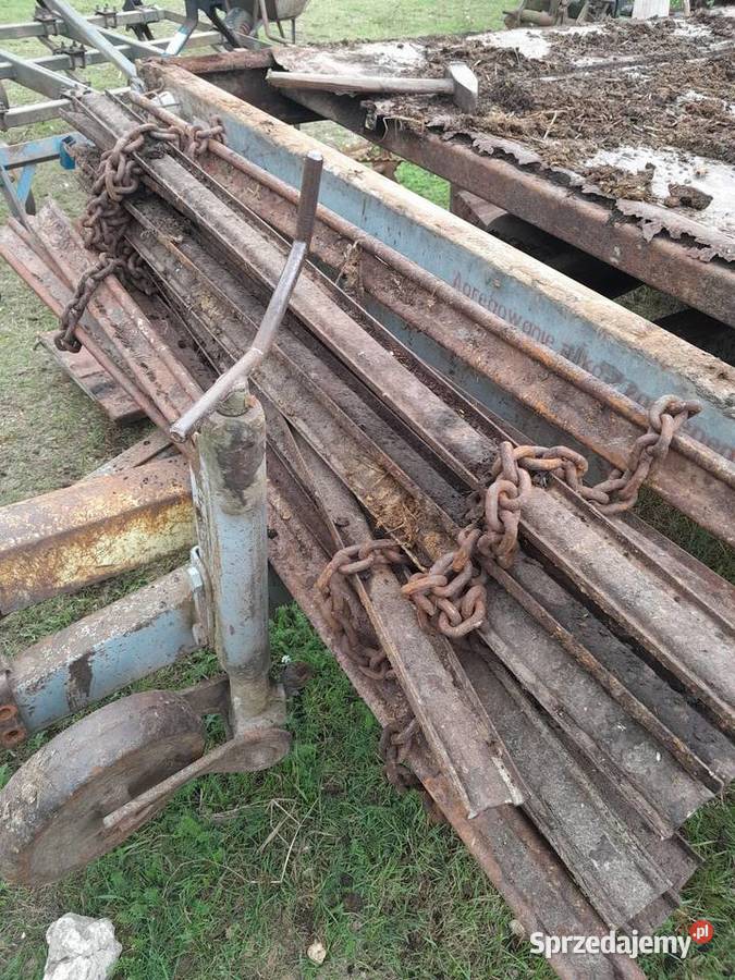 Łańcuchy z listwami do rozrzutnika 36m Do rozsiewaczy i rozrzutników Żarki