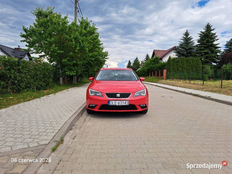 Seat Leon 16 tdi salon full led tempomat Legnica