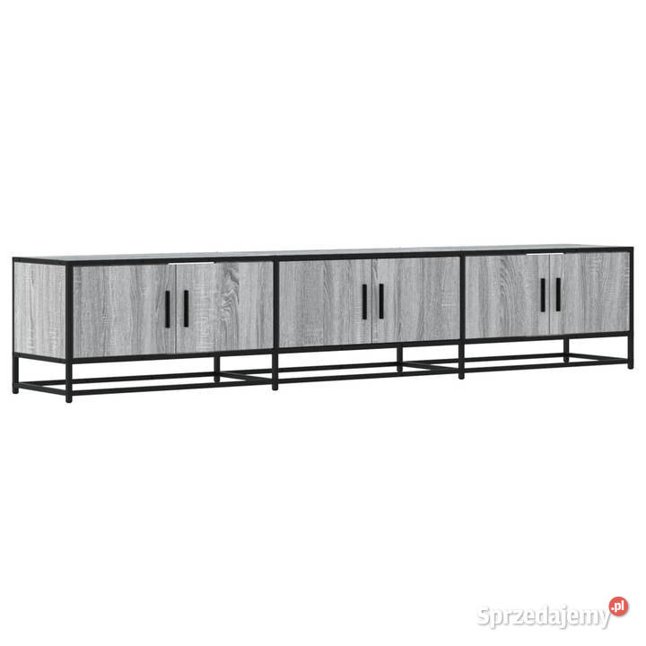 Szafka pod telewizor szary dąb sonoma 210x35x41