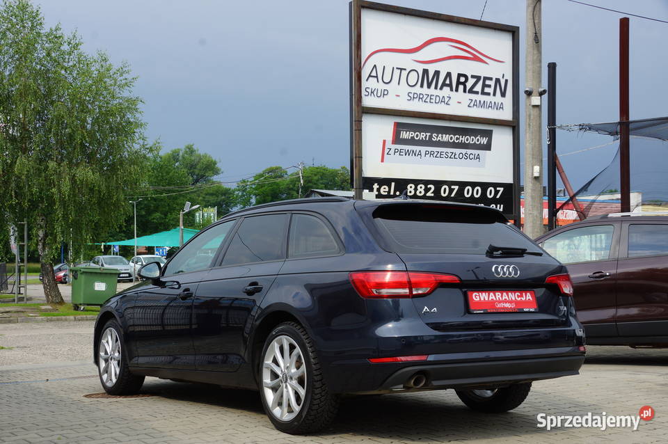 Audi A4 20 TDI CR 150 Virtual Navi BO Skóra Hak VAT marża Nowy Sącz
