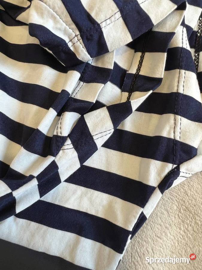 Bluzka tshirt koszulka z krótkim rękawem w paski Bluzki i koszule Jasło sprzedam