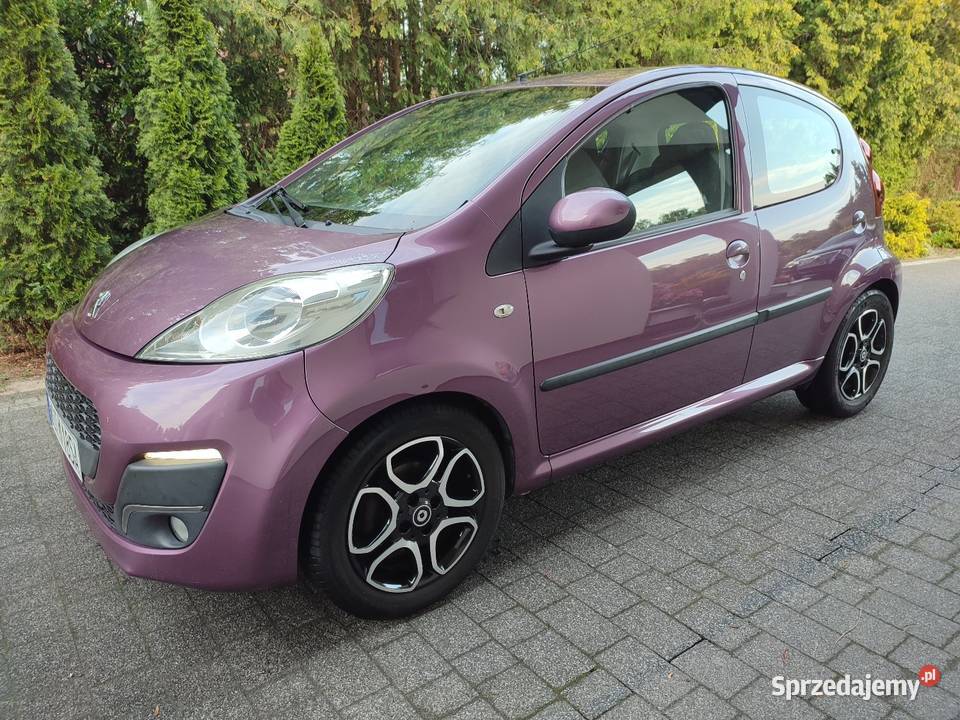Peugeot 107 bez rdzy zamiana zamienie światła LED Mińsk Mazowiecki