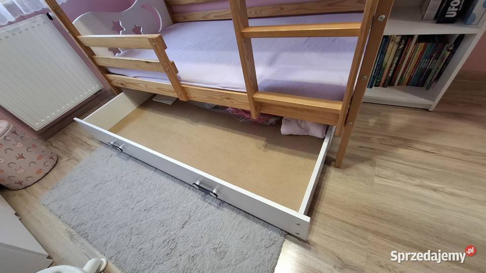 Łóżko piętrowe dwuosoboqe MIKO 160x80 z szufladą Wrocław sprzedam