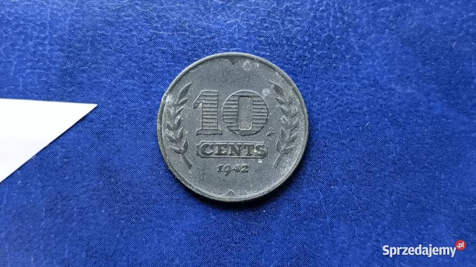 Stare monety 10 cent 1942 Holandia