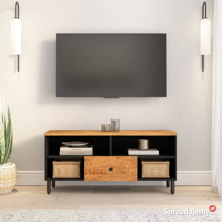 Szafka pod telewizor 100x33x46 lite drewno Warszawa