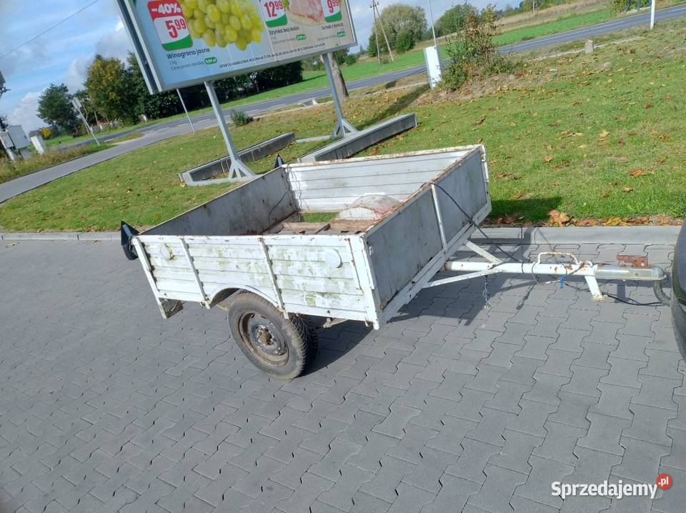 Przyczepka lekka zarejestrowana SAM Płońsk