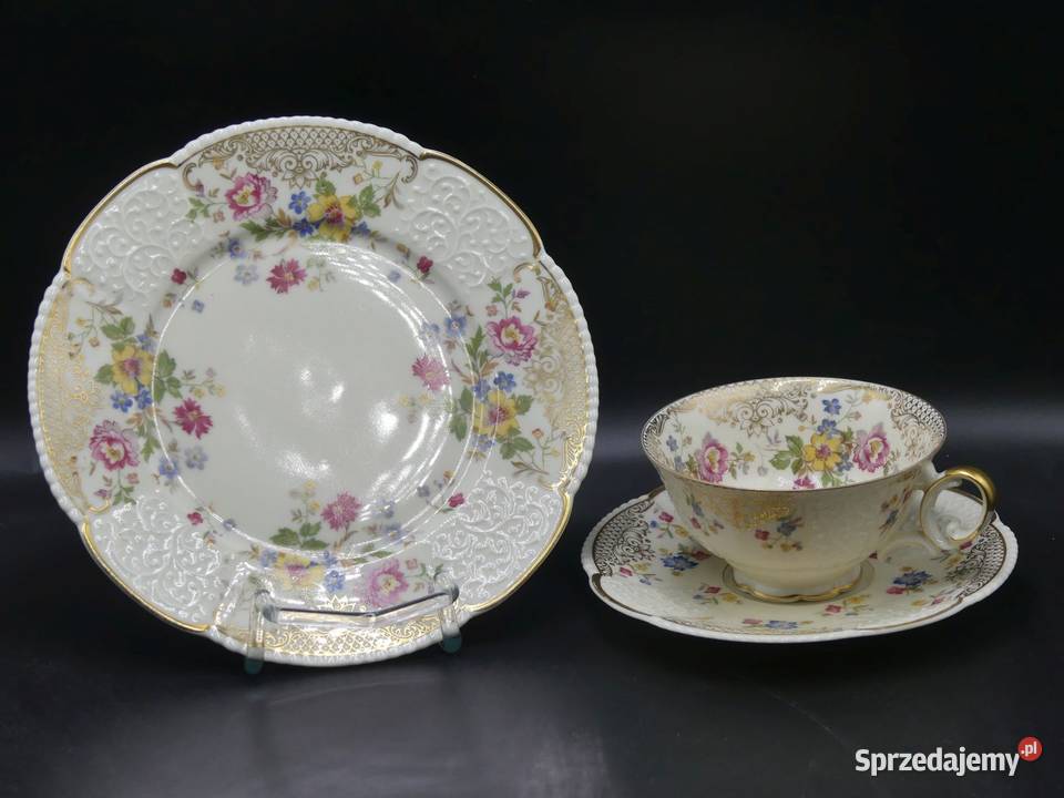 Komplet śniadaniowy Sorau Żary piękne ucho 1928 wielkopolskie Poznań