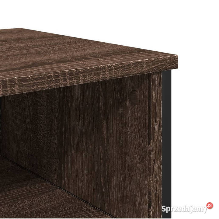 Stolik konsolowy brązowy dąb 100x35x745 WM848533 Warszawa
