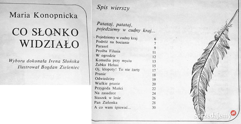 Co słonko widziało Maria Konopnicka