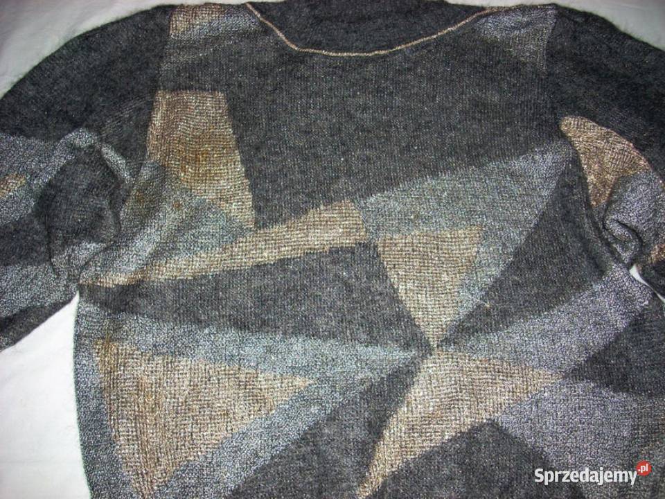 Szary sweter złocony 36 38 Nowy Sącz