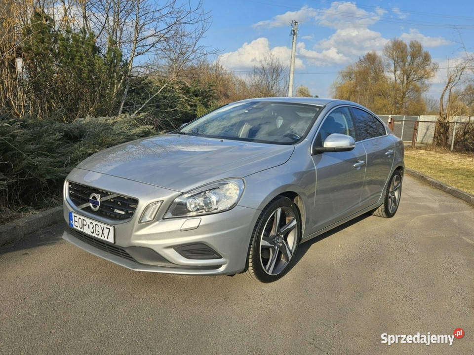 Volvo S60 RDesign Bogate Wyposażenie Pełna srebrny