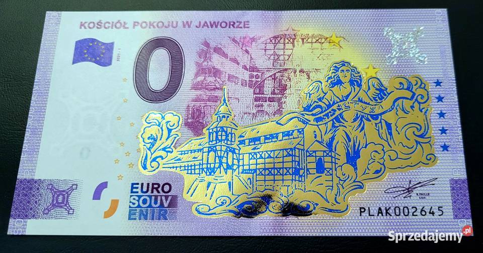 0 euro Kościół pokoju w Jaworze GOLD 20211 Rabka-Zdrój