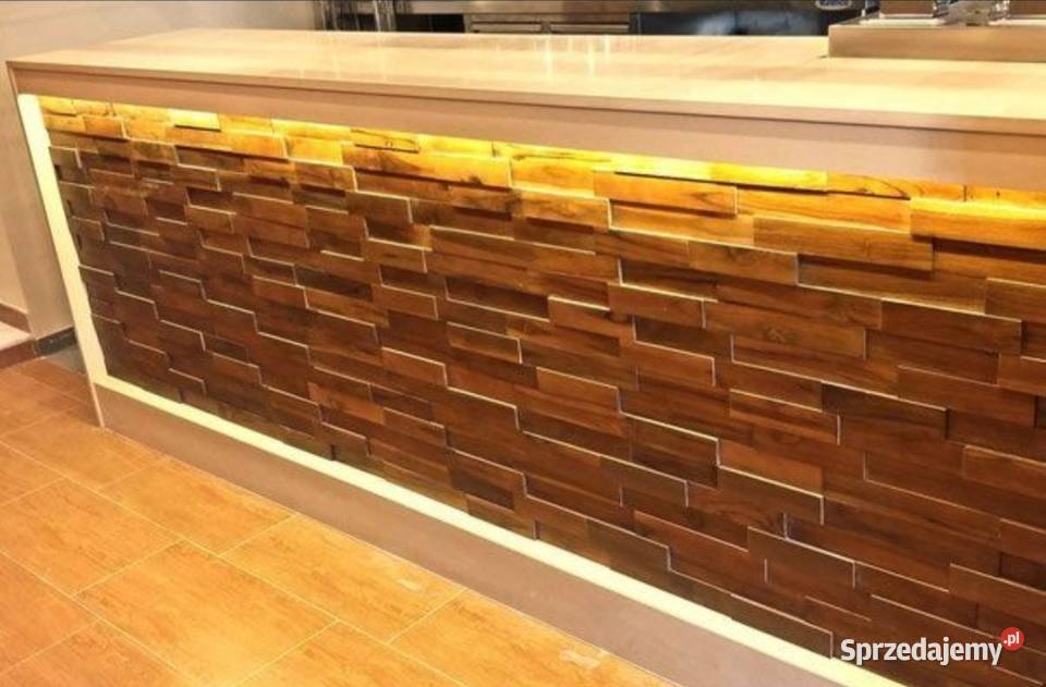 Panel ścienny 3d mahoń teak suar Poznań