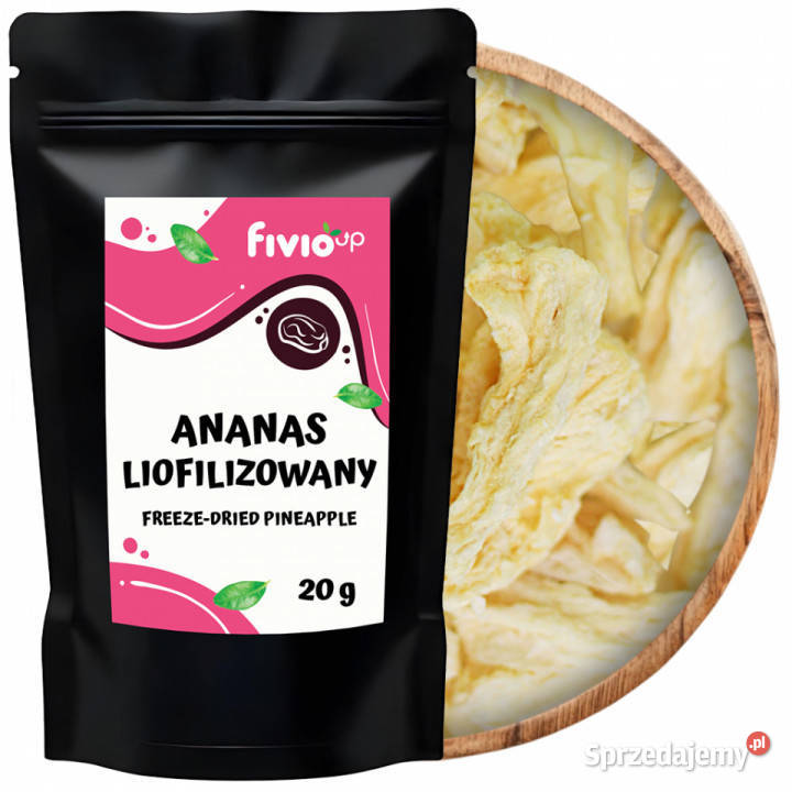 fivio Ananas liofilizowany 20 g fivio Up Brzozów