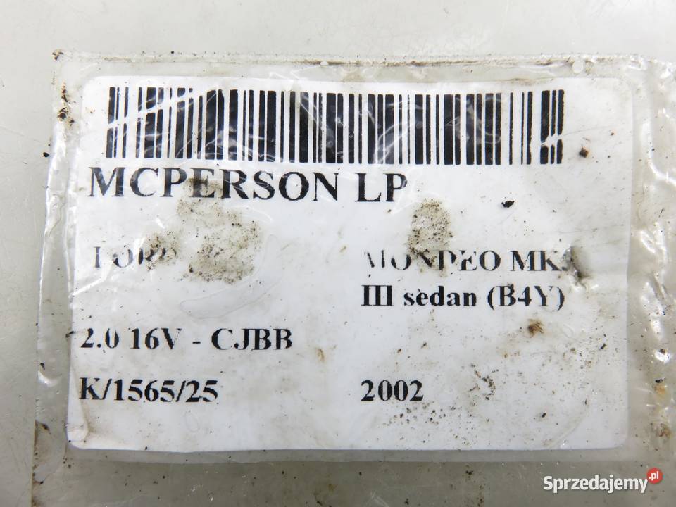 MCPERSON LEWY PRZEDNI FORD MONDEO MK3 III 20 16V Amortyzatory