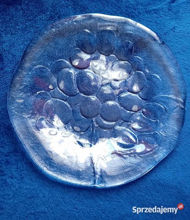 Talerzyk Kosta Boda model Grape winogrona Koźminek