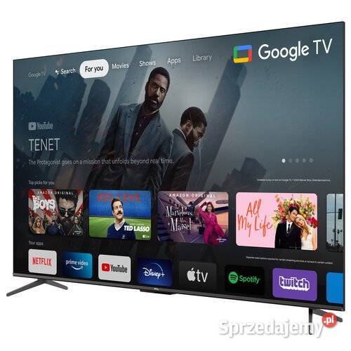 Telewizor TCL 55P715 nowy Włodawa sprzedam