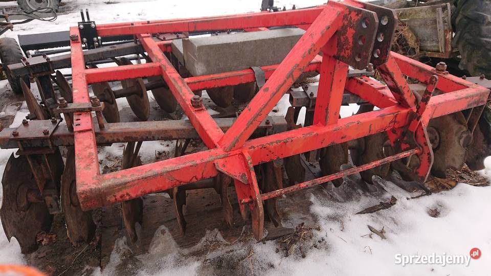 Brona talerzowa 27m AKPIL z walem nieuszkodzony Kłaj