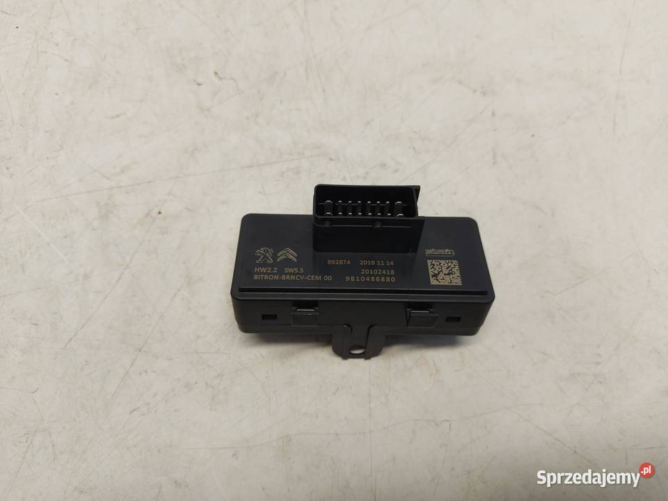 PEUGEOT 508 II Moduł sterownik fotela 9810486880