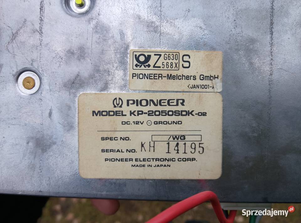Pioneer KP 2050 SDK02 JDM Japan łódzkie Pabianice