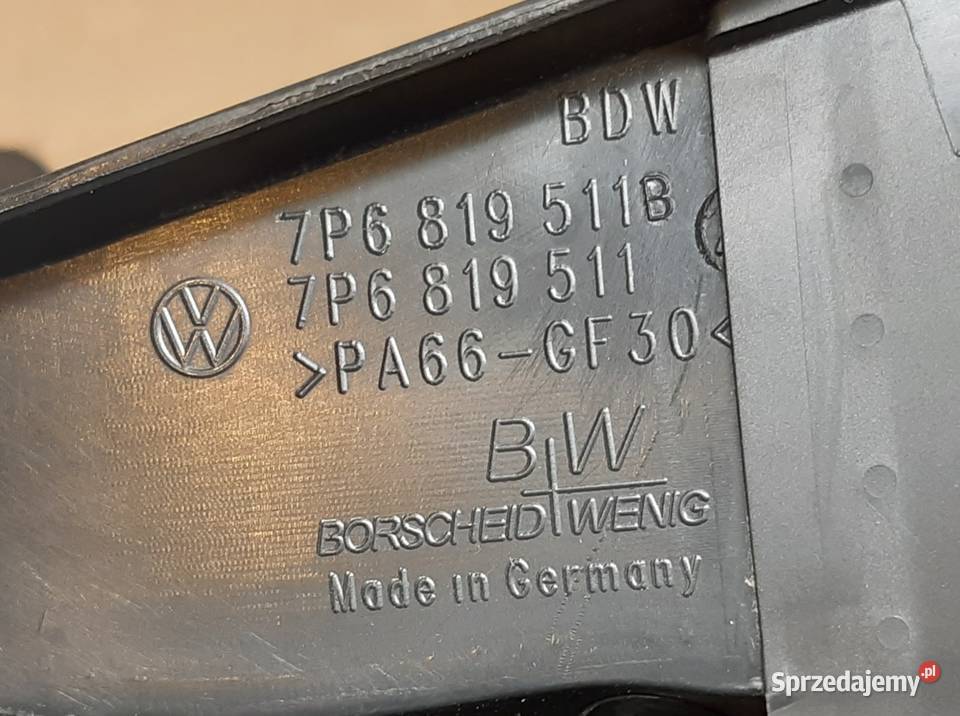 RYNNA PODSZYBIA LEWA VW TOUAREG 7P 7P6819511B osobowe Mielęcin sprzedam