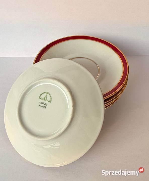 Zestaw 6 porcelanowych takerzyków Limoges Kraków