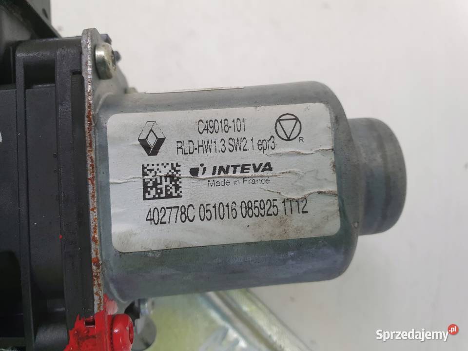 Renault Megane IV PODNOŚNIK SZYBY lewy tył Rudka sprzedam