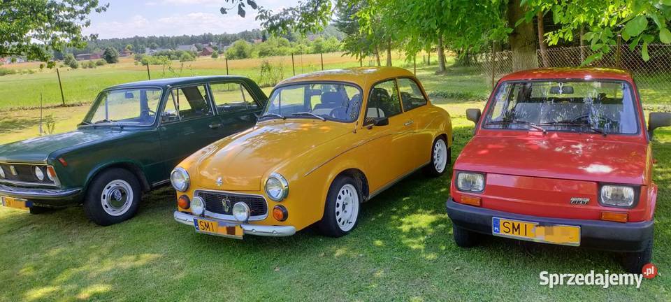 Auto do ślubu Syrena 105L Fiat 125p Fiat 126p Usługi Orzesze