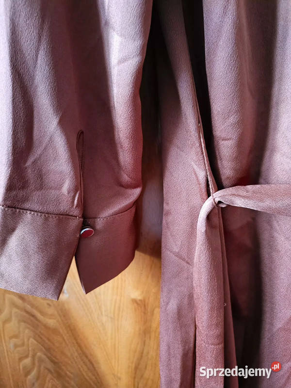 Tunikasukienka kimono ruda wiązana w pasie r S pomarańczowy Dąbrowica