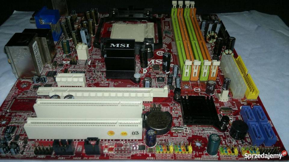Płyta główna MSI K9AGM3F AMD Uszkodzona małopolskie Psary