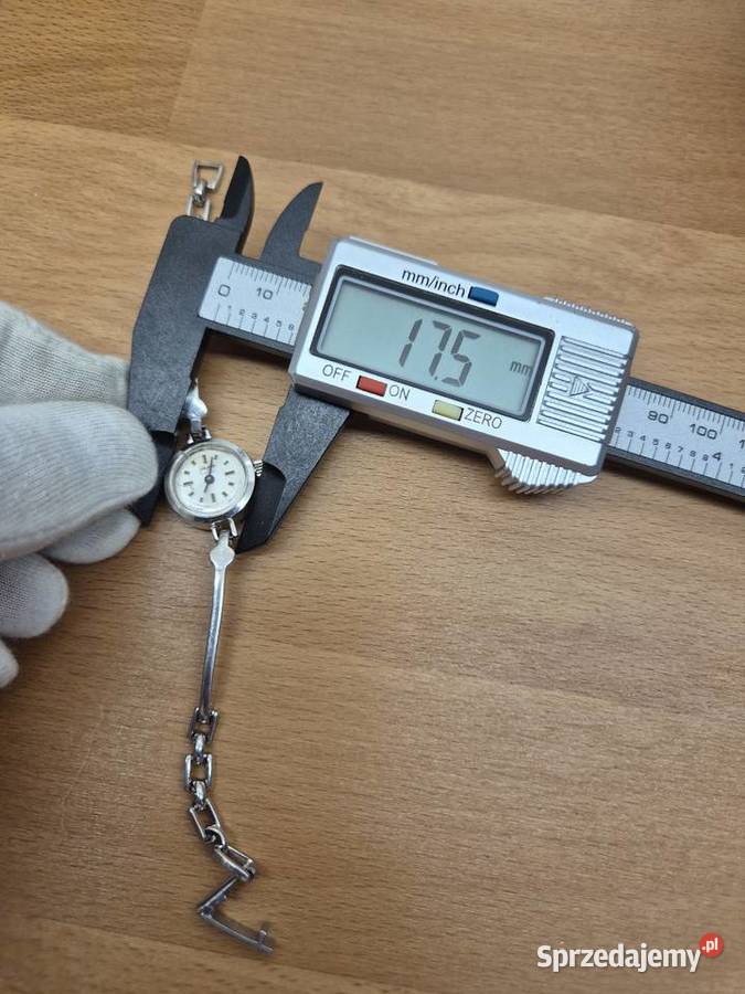 Damski biżuteryjny zegarek mechaniczny Glashutte sprzedam