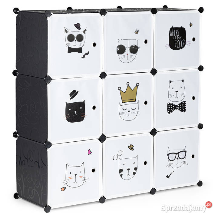 Szafka regał dzieci modułowa 9 półek dziecięca opolskie Smogorzów