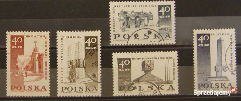 Znaczki pocztowe Polska zestaw 79 Łódź