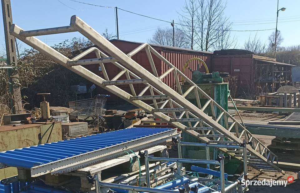 Solidna aluminiowa drabina okrętowa Drabiny