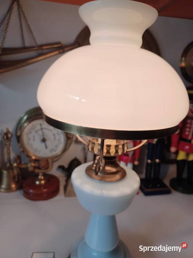 Lampa stołowa Mosiądz szkło