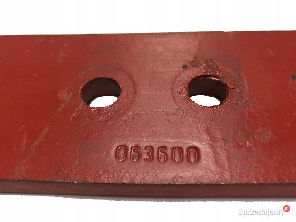 Nakładka płozy piętka Kverneland 063600 Do maszyn uprawowych Kamionna