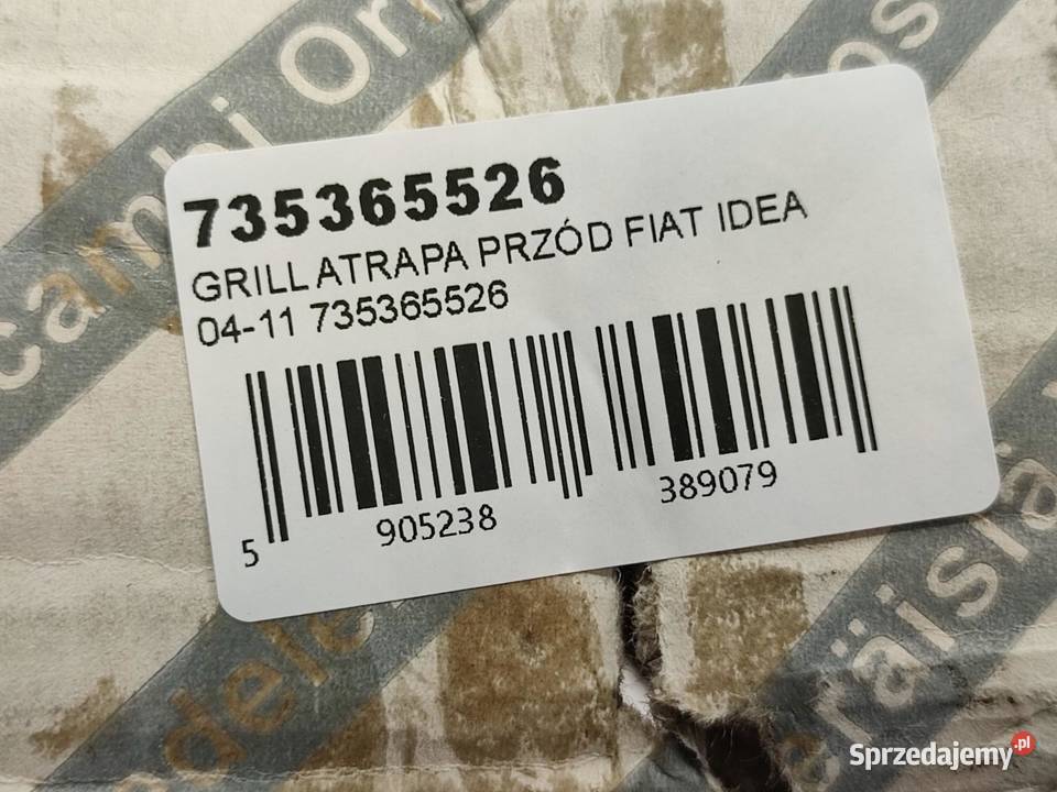 GRILL ATRAPA FIAT IDEA 20042011 735365526