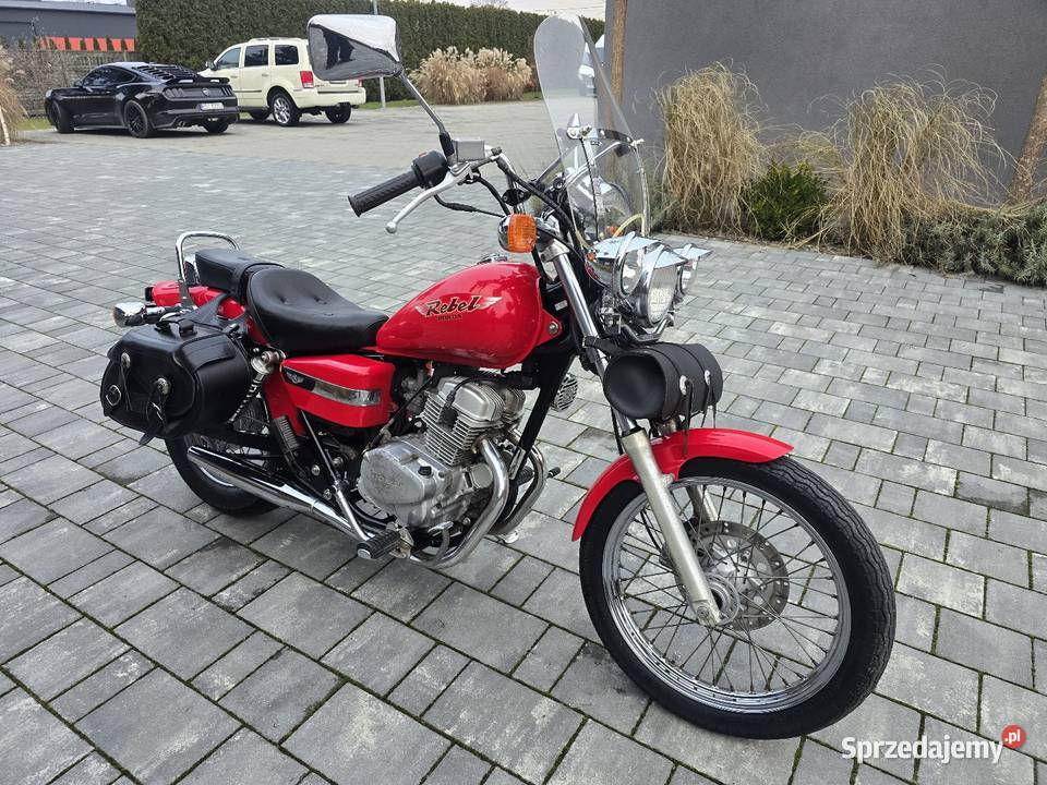Honda CA125 Rebel Serwisie Na KatB Prezentacja chopper Sieradz