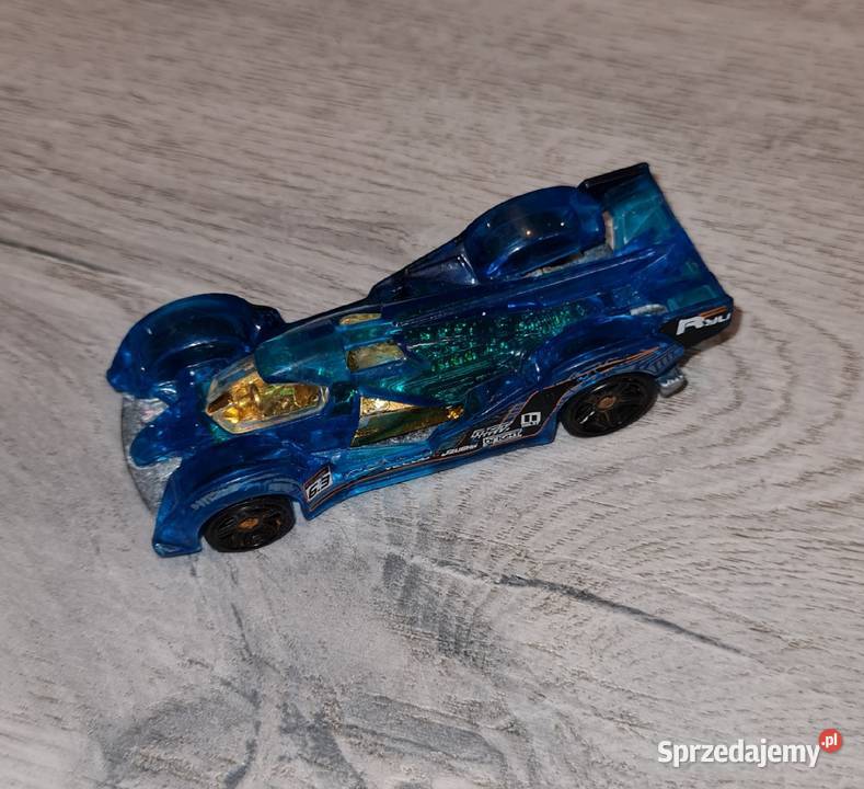 Autko samochód resorak Hot Wheels niebieski Łódź