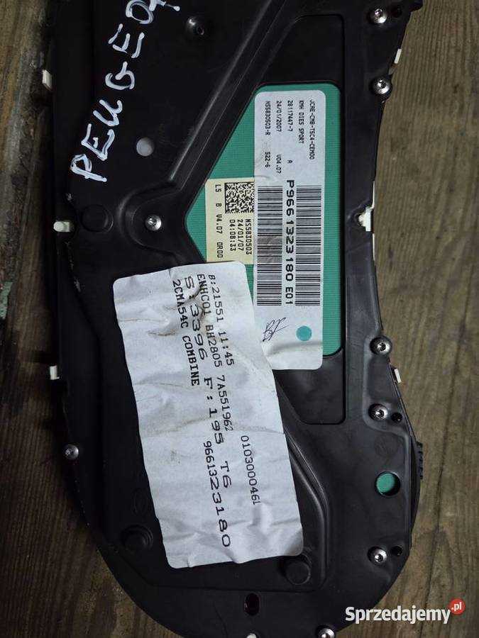 Zegary Peugeot 307 CC 20 diesel