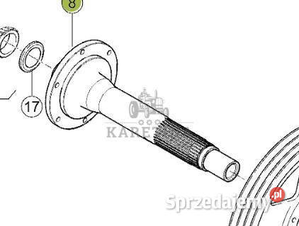 Claas Lexion 740 750 760 Wałek Kołnierza Jastrzębniki
